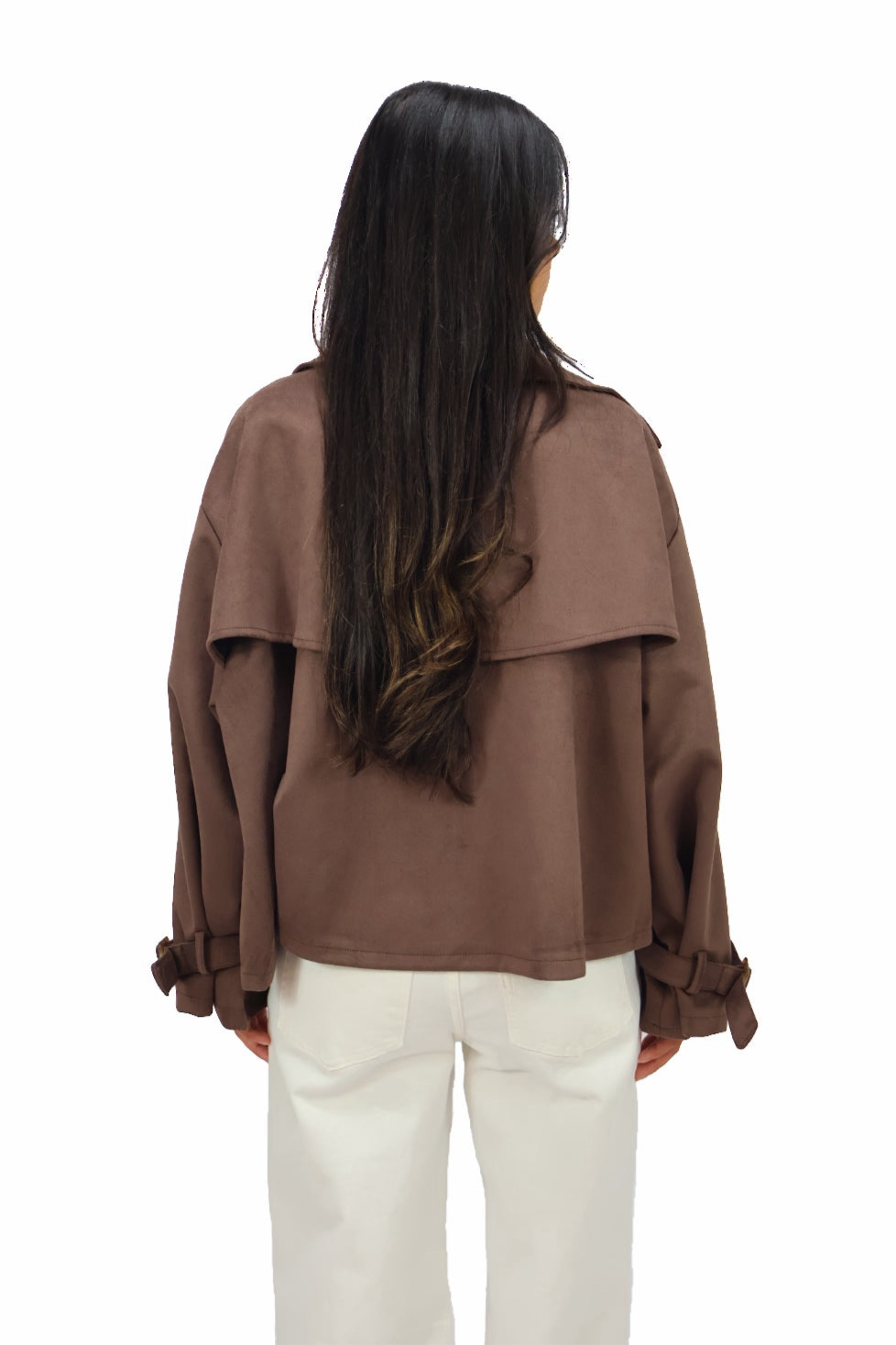 Mads Suede Look Blouse | Ambika