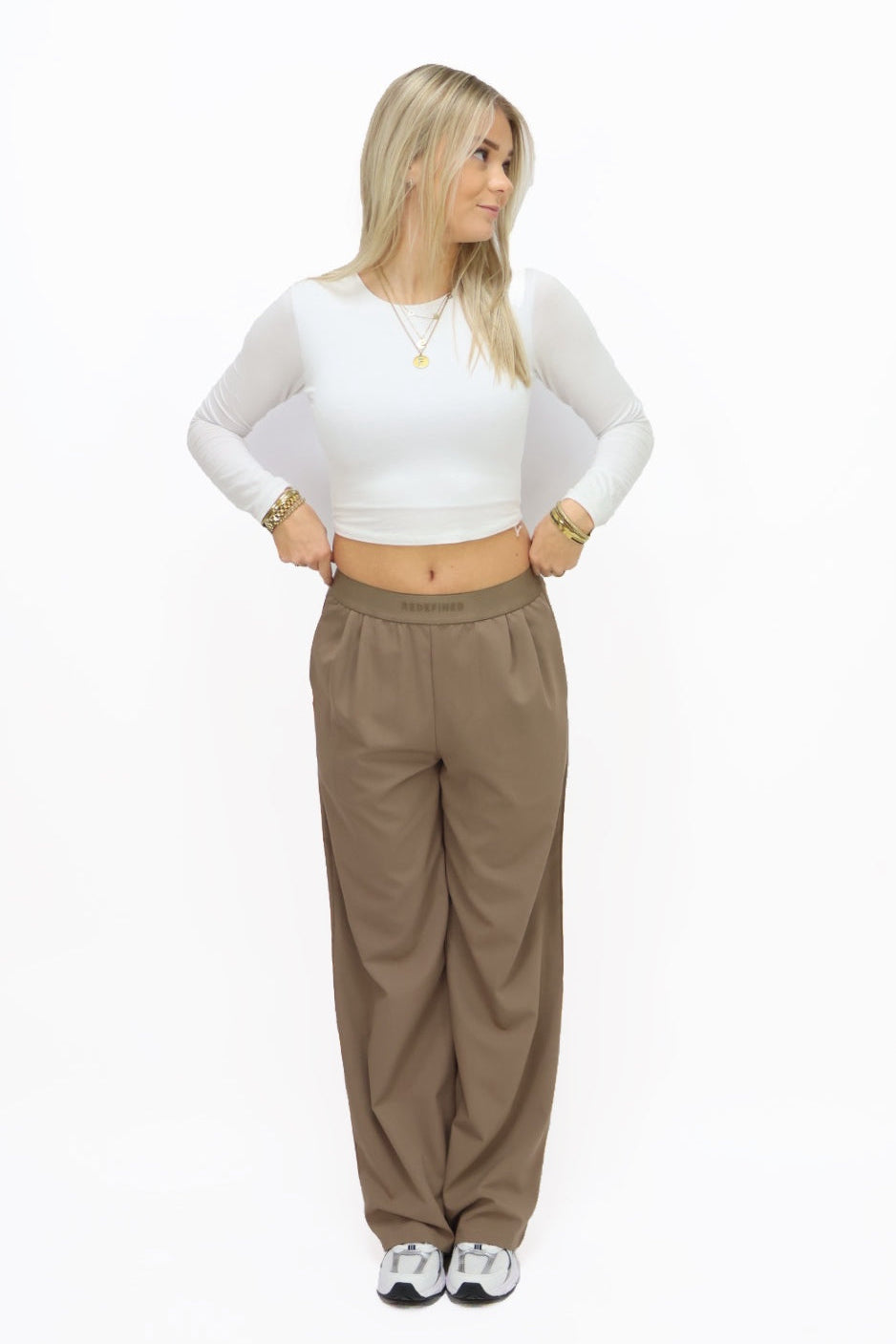 Redefined pants - Taupe