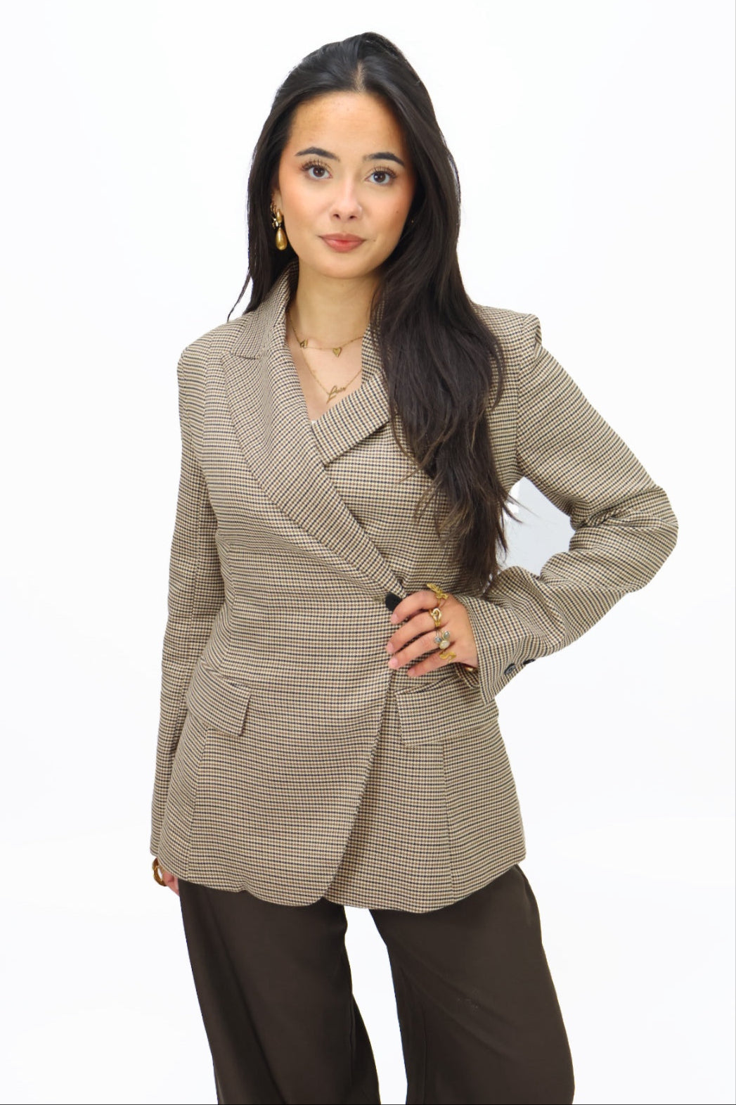 Perry taillored blazer - Brown