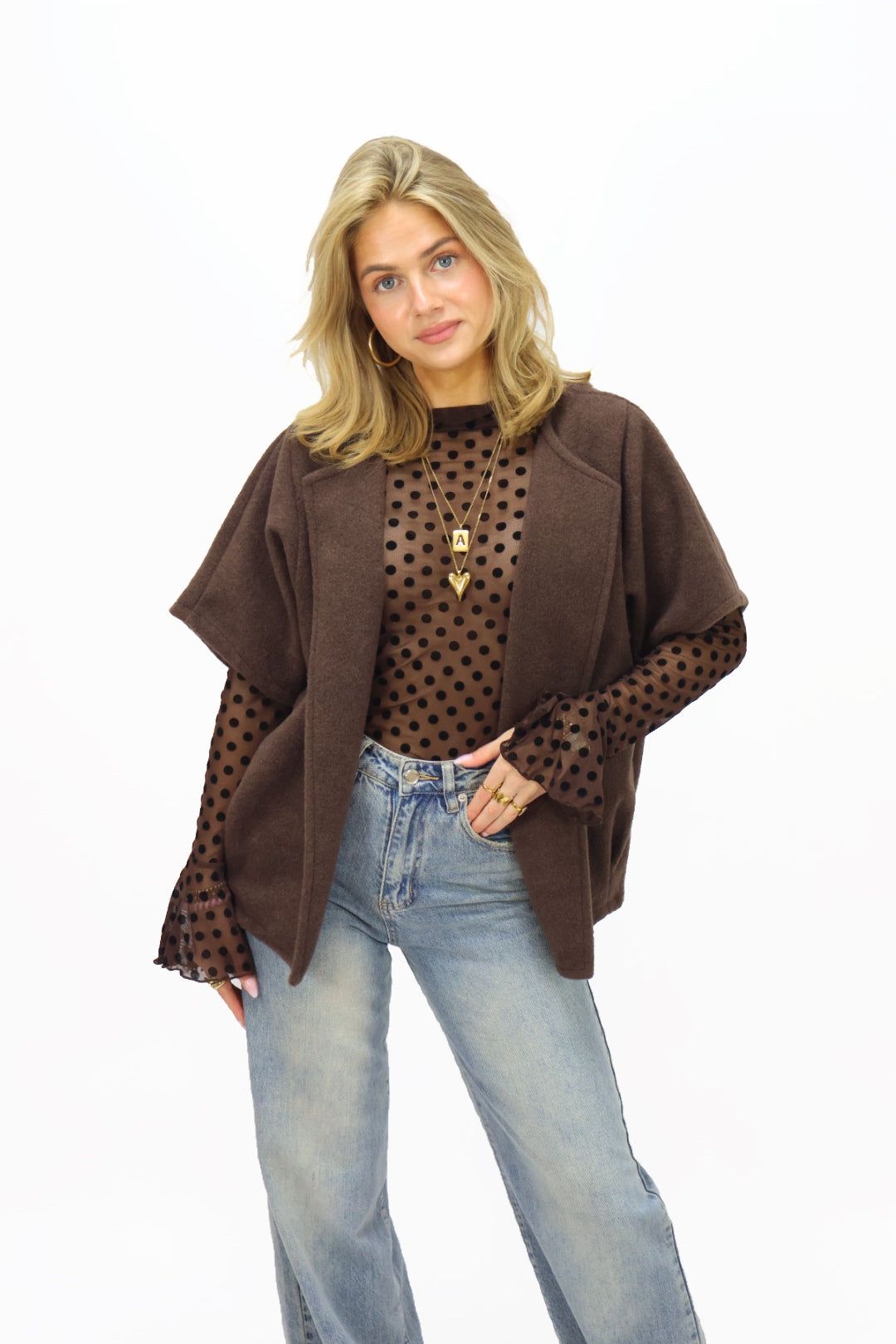 Ella top - Brown