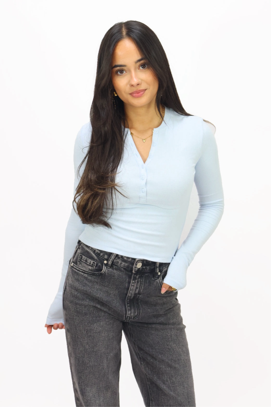 Lilly top - Light Blue