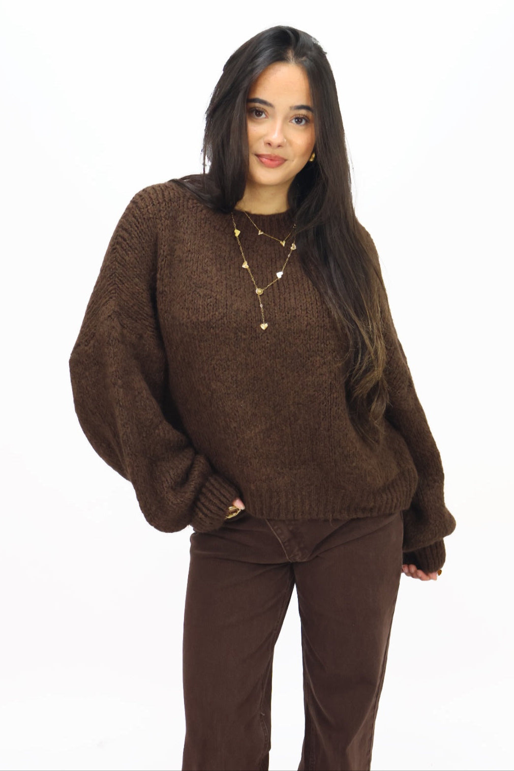 Get Comfy Knit - Chocolate Brown