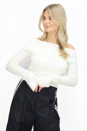 Mia off shoulder top  - White