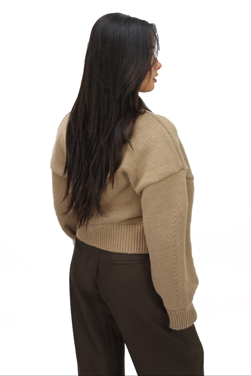 PRE ORDER 24/10 | Olive zip vest - Taupe