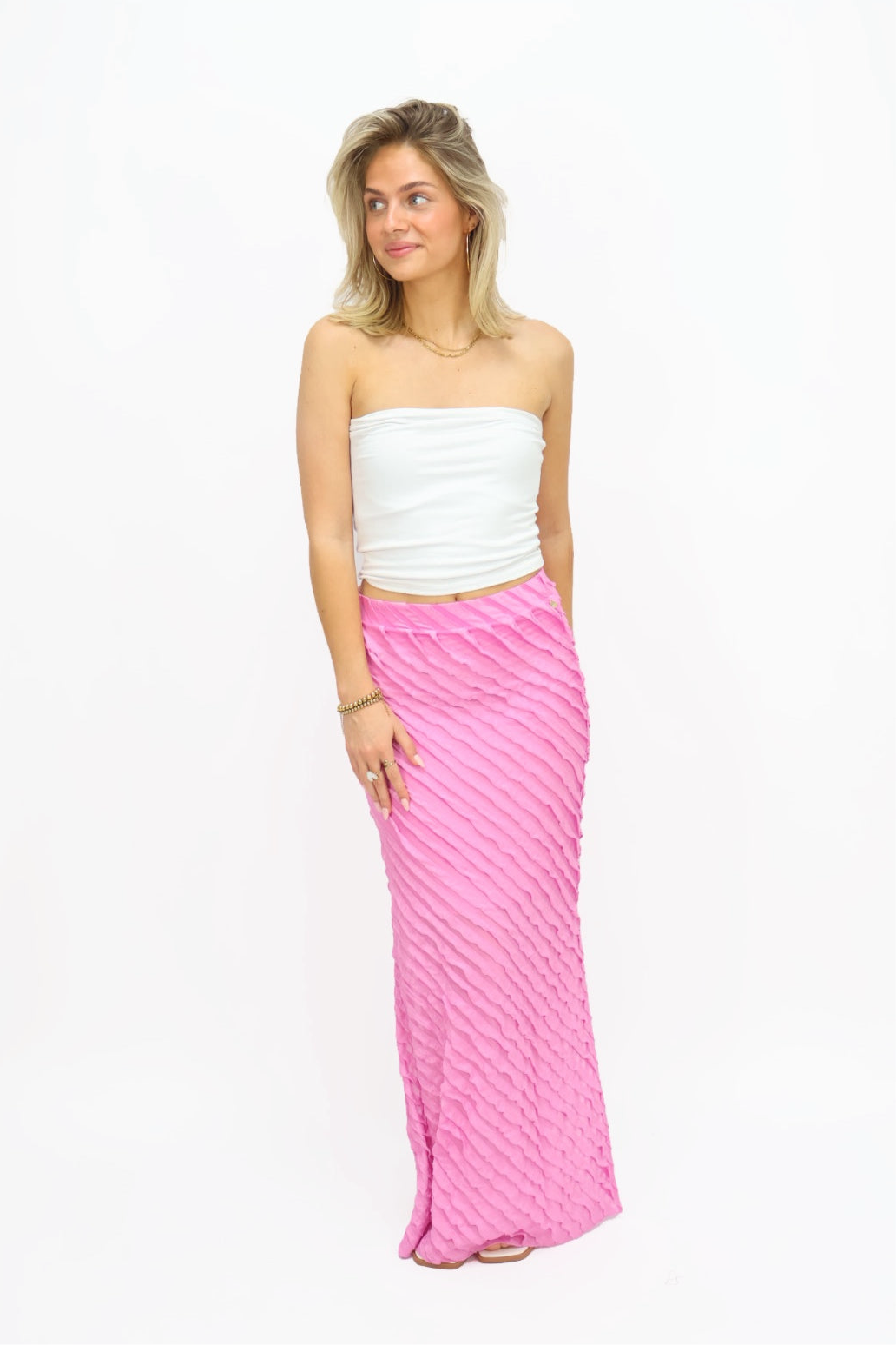 Guusje Skirt Long (Ambika) - Pink