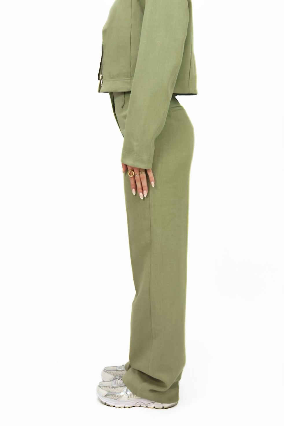 Rhea Pantalon - Sage Green