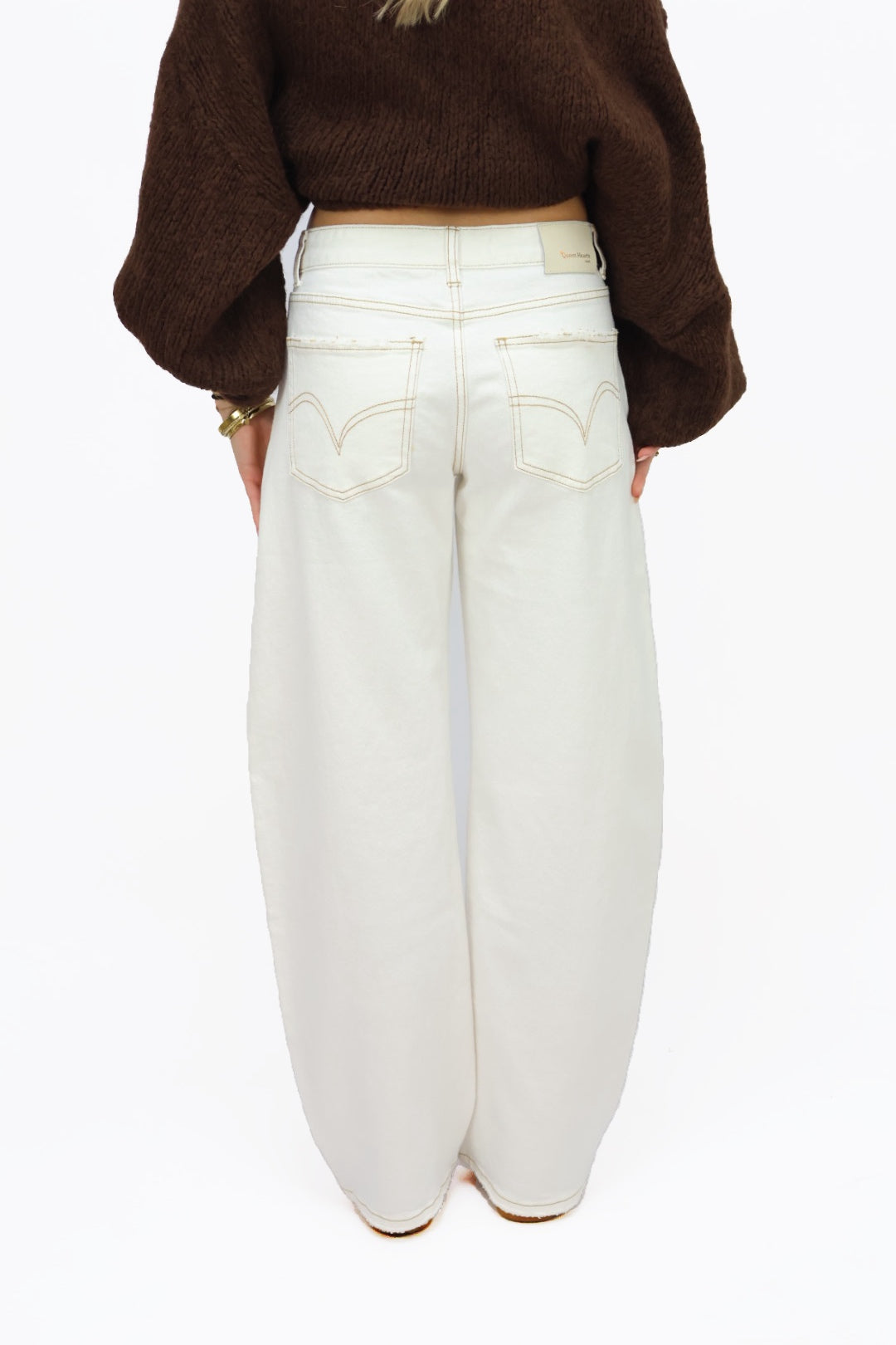 Macy balloon jeans - Creme