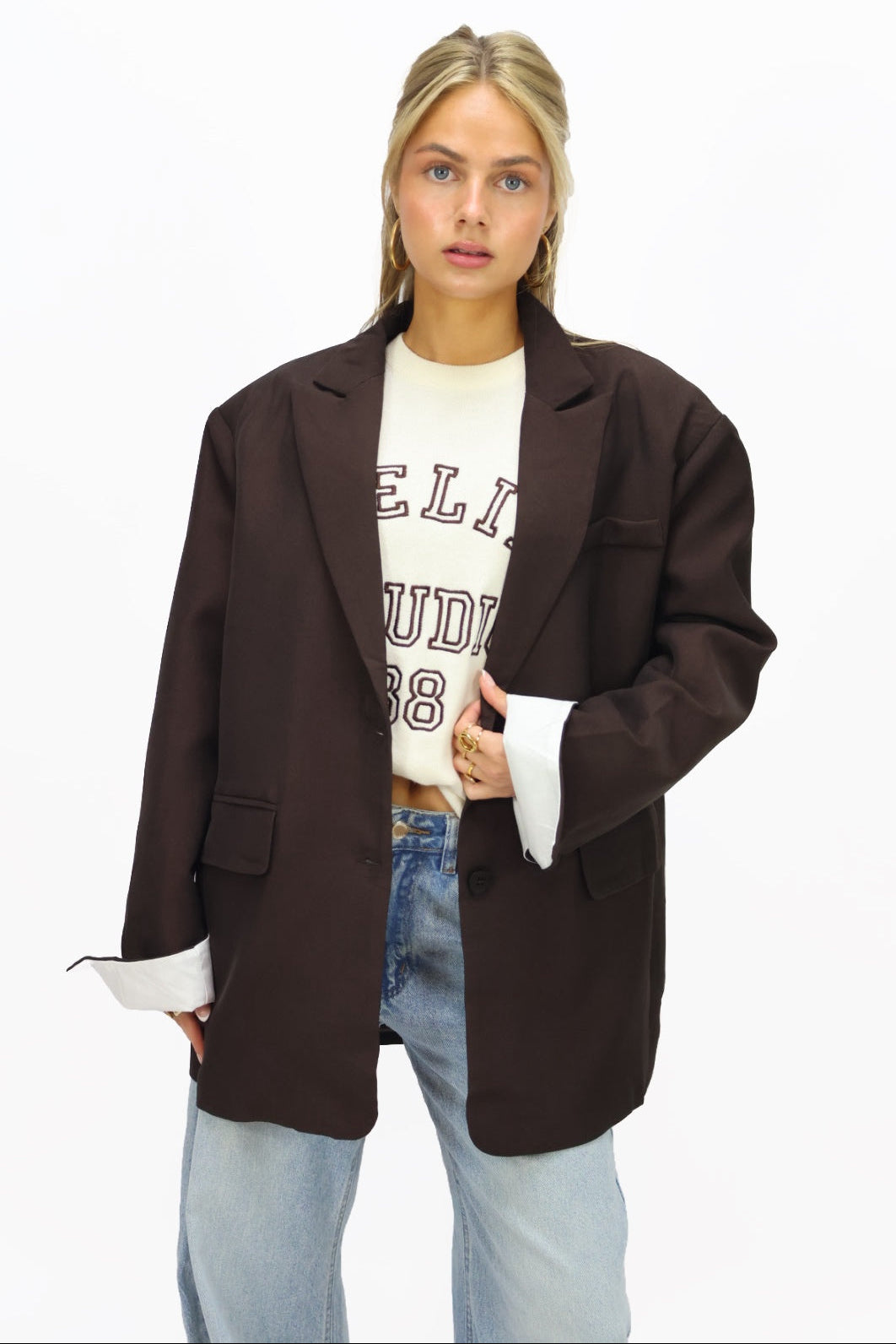 Teddy blazer - Brown