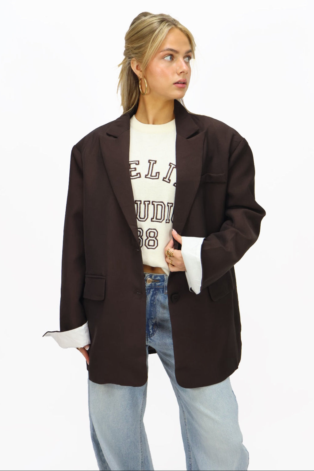 Teddy blazer - Brown