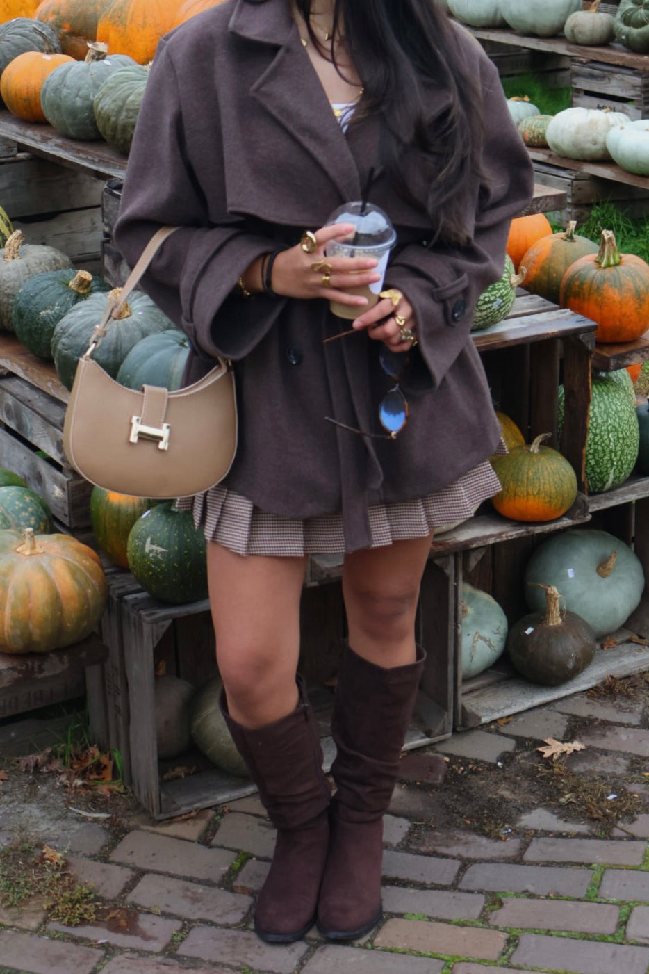 Bella skort - Brown