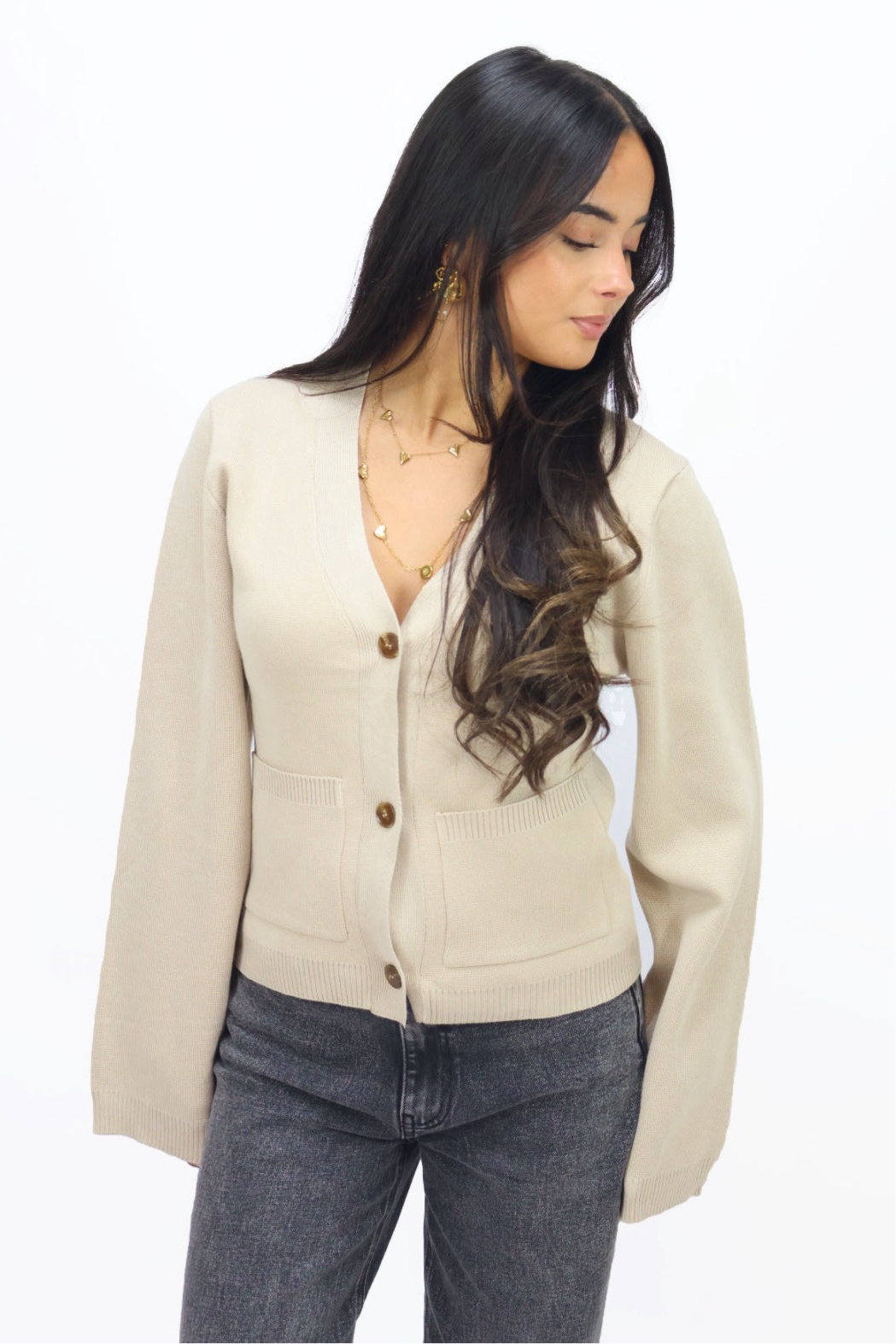 Sofie Cardigan - Beige