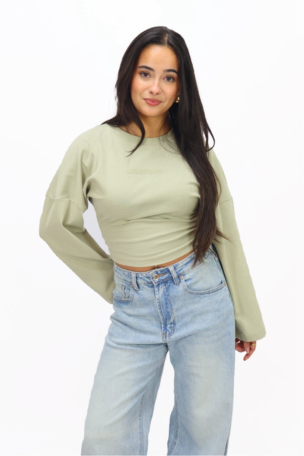 Redefined Top - Sage Green