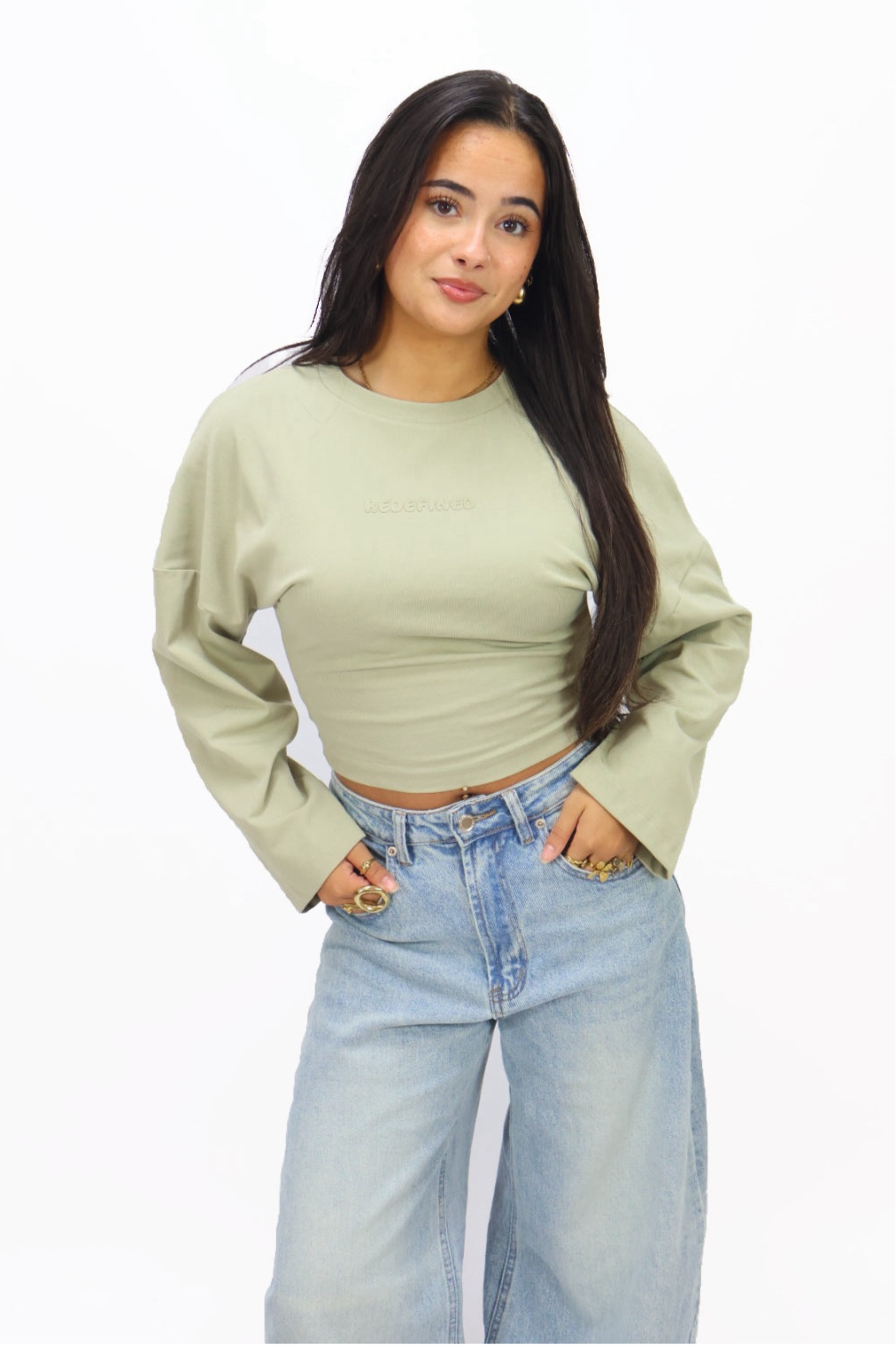 Redefined Top - Sage Green