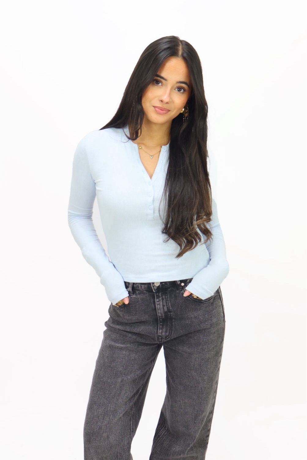 Lilly top - Light Blue
