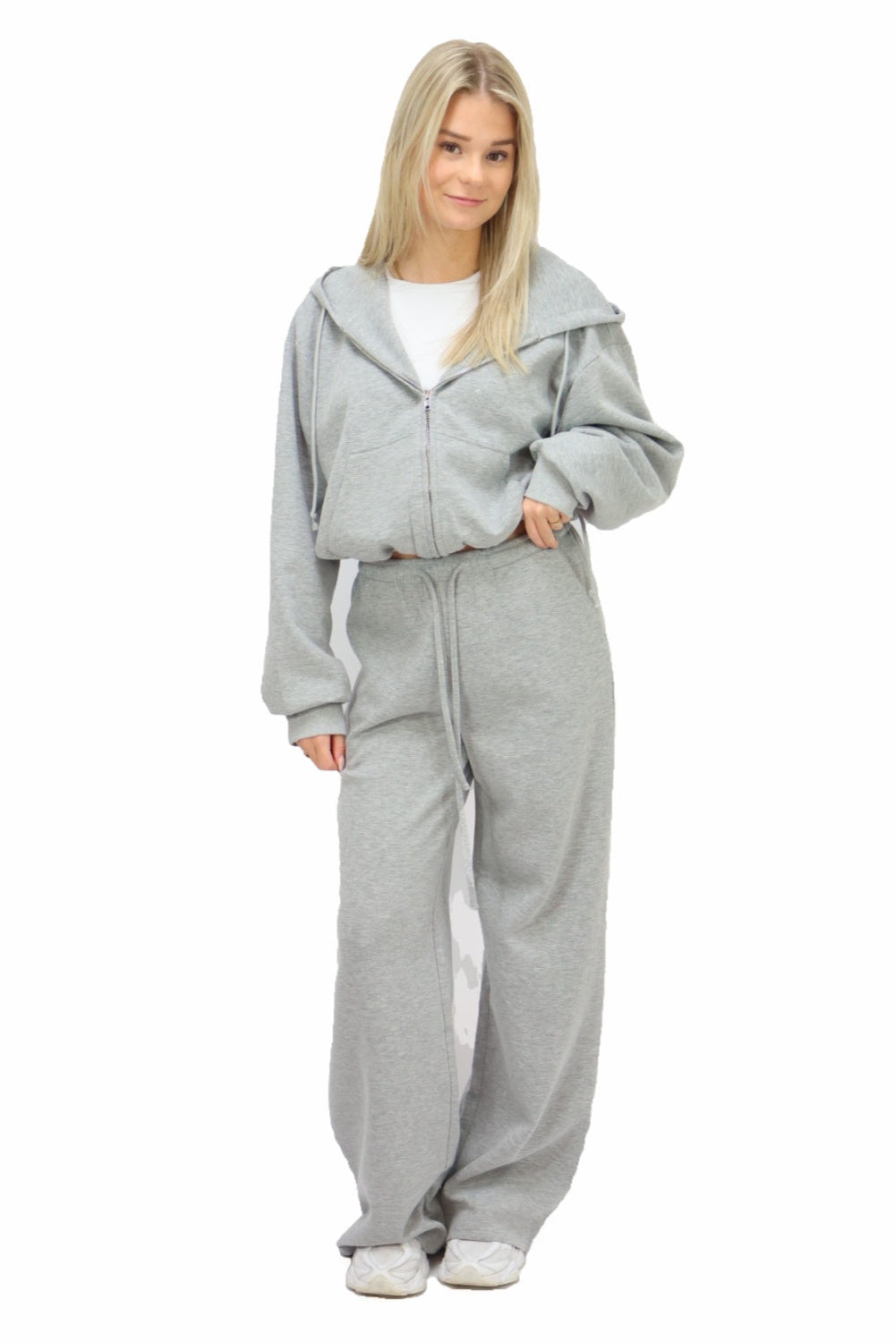 Nina zip vest - Grey
