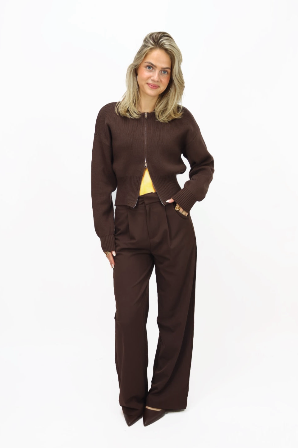 Noelle Pantalon - Brown