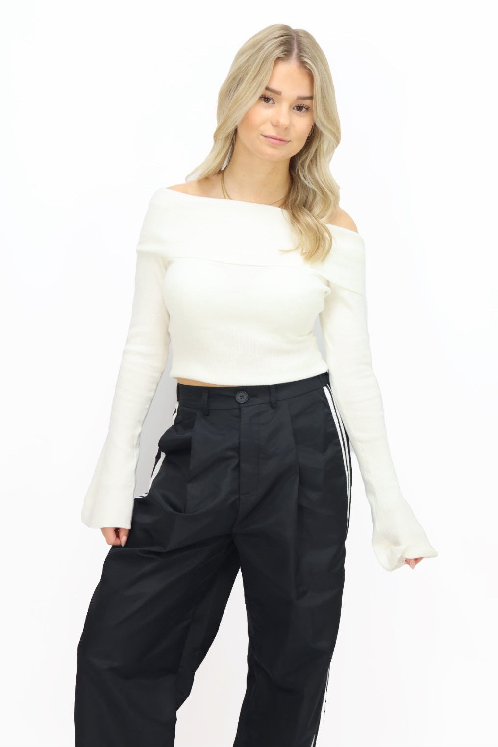 Mia off shoulder top  - White