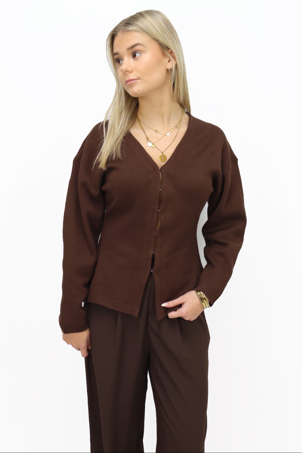 Pam top - Brown