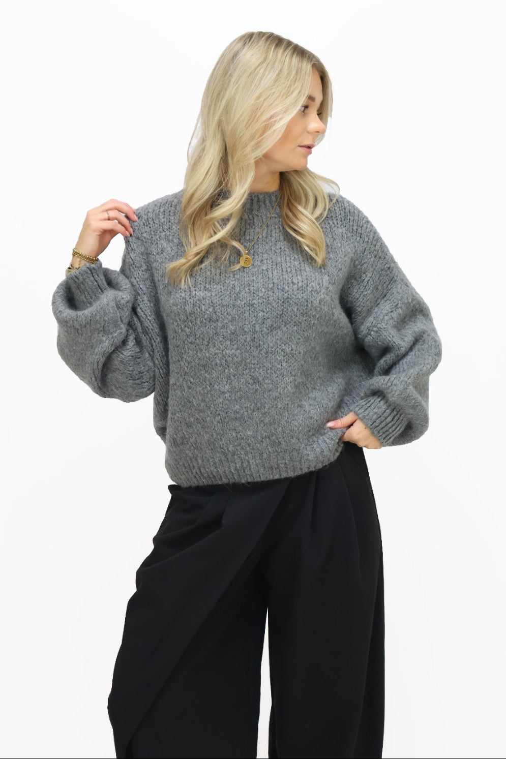 Get comfy knit - Dark grey