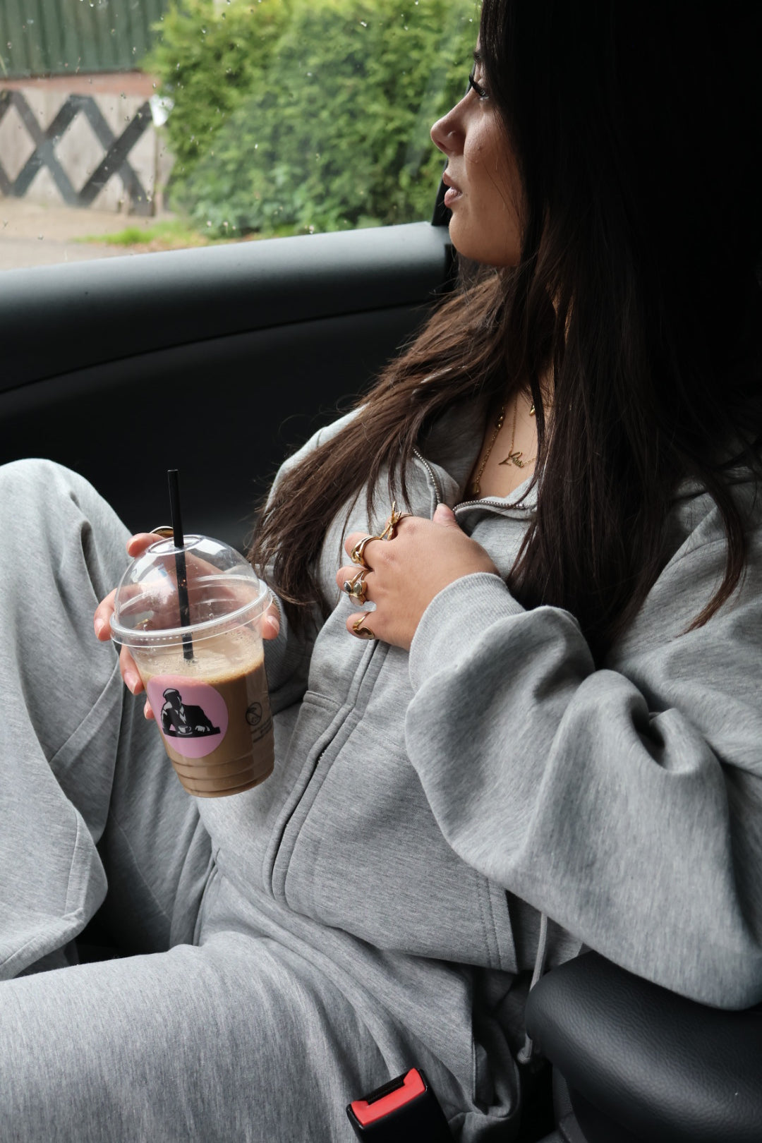 Nina zip vest - Grey