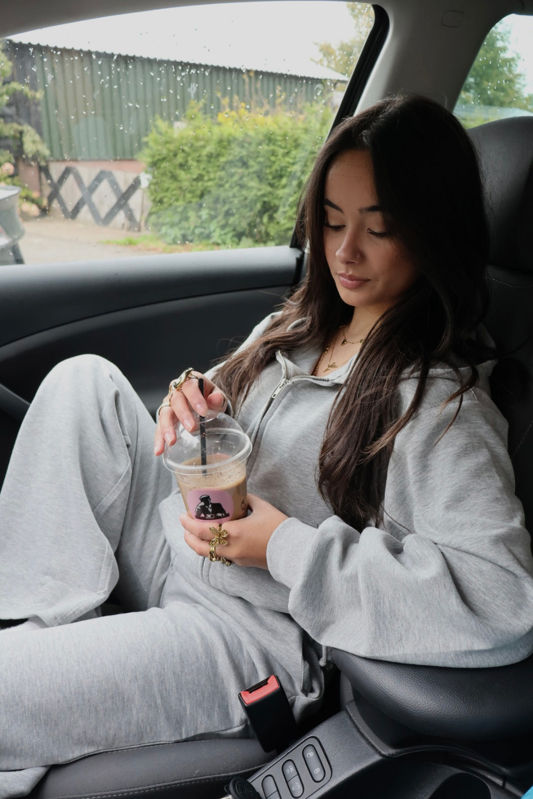 Nina zip vest - Grey