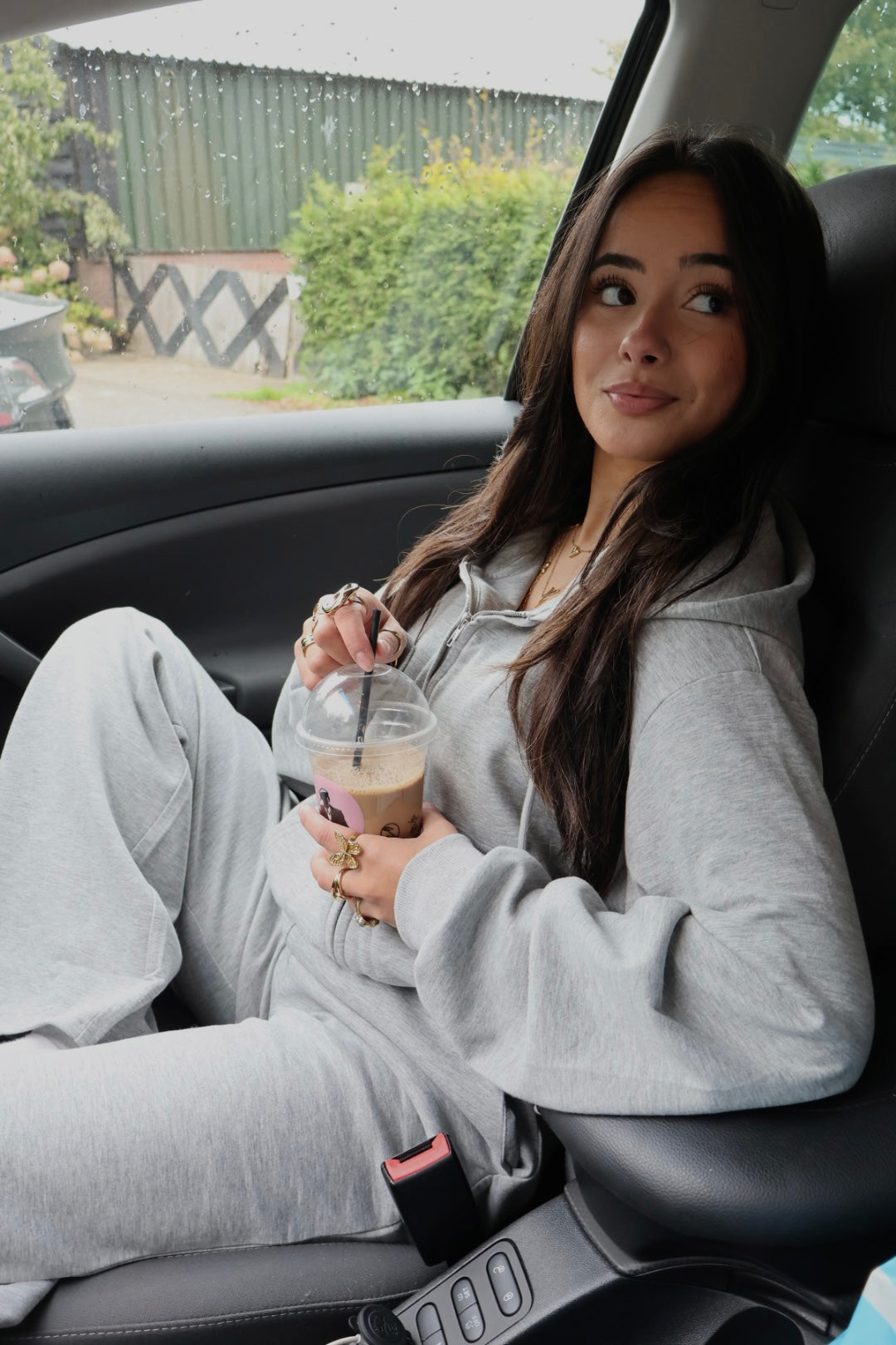 Nina zip vest - Grey