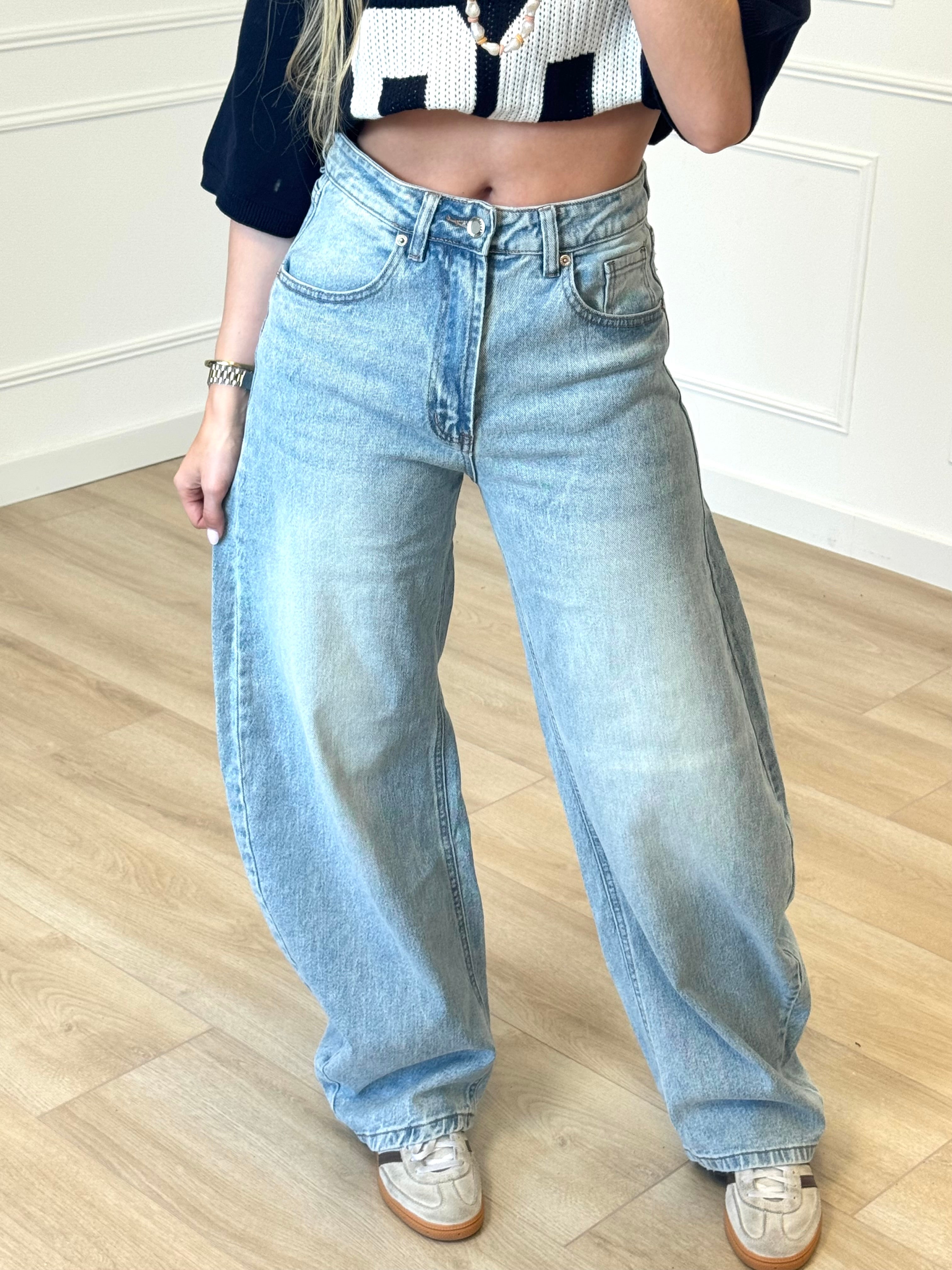 Balloon Jeans Light Blue - A3378