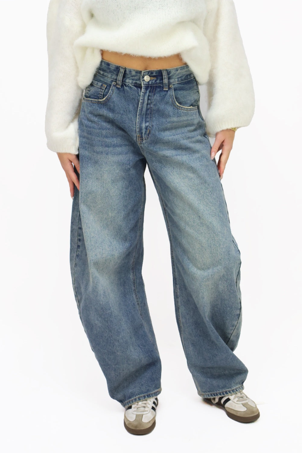 Carmen balloon jeans - blue