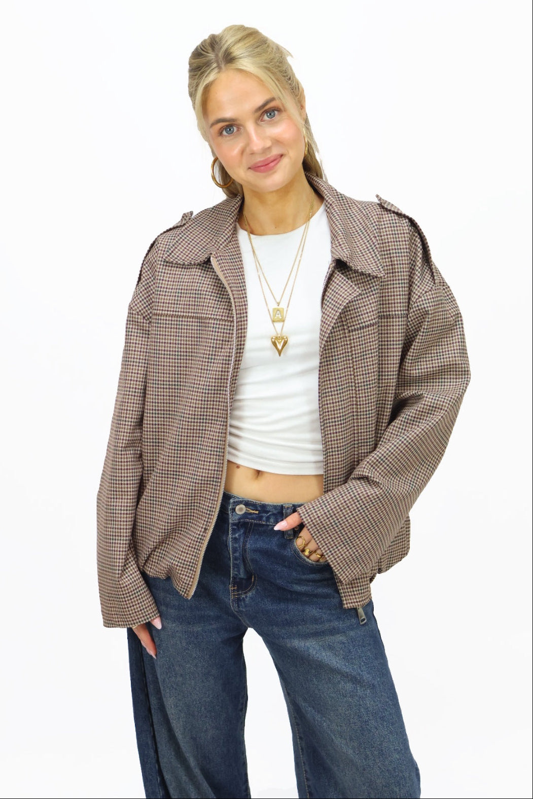 Freya jacket - Brown