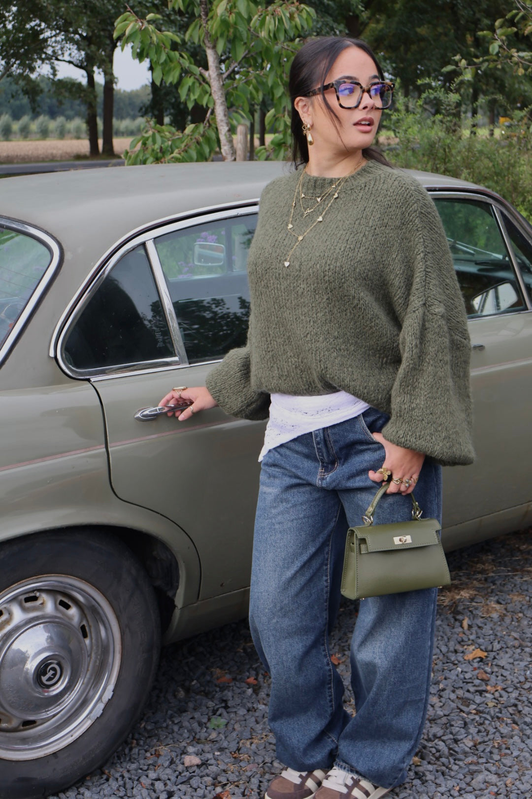 Get comfy knit - Army green