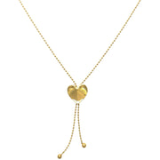 Long heart necklace