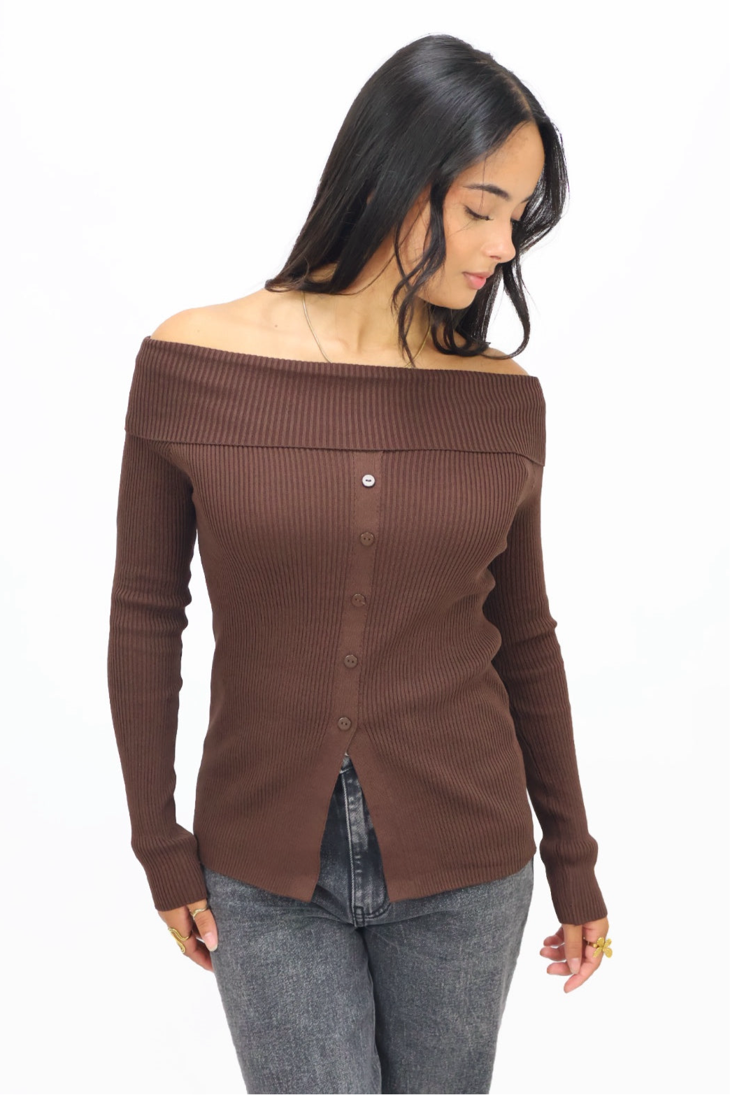 Elin Top - Brown