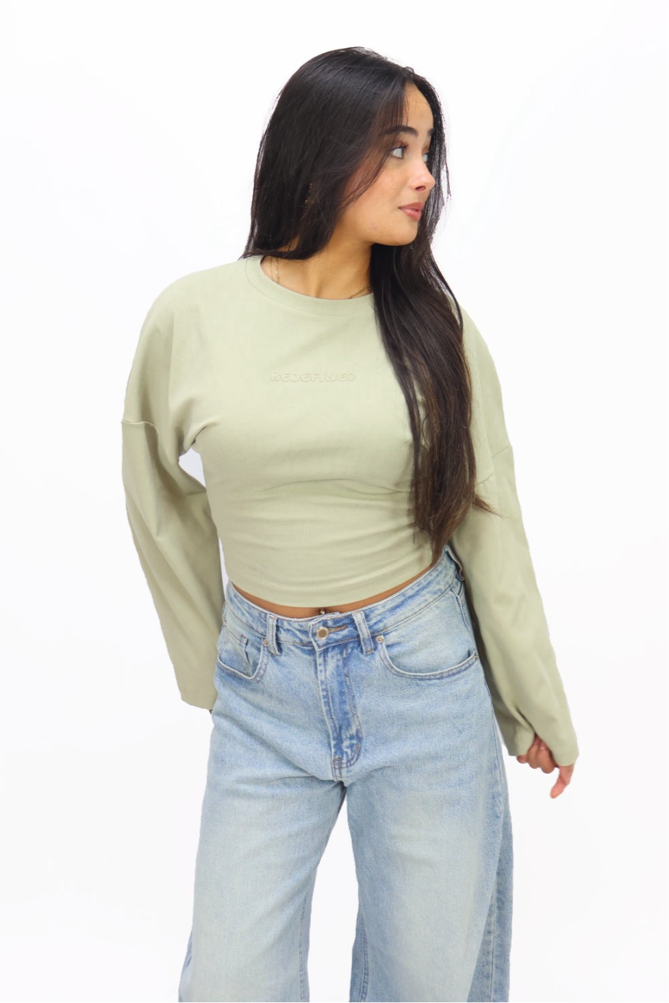 Redefined Top - Sage Green