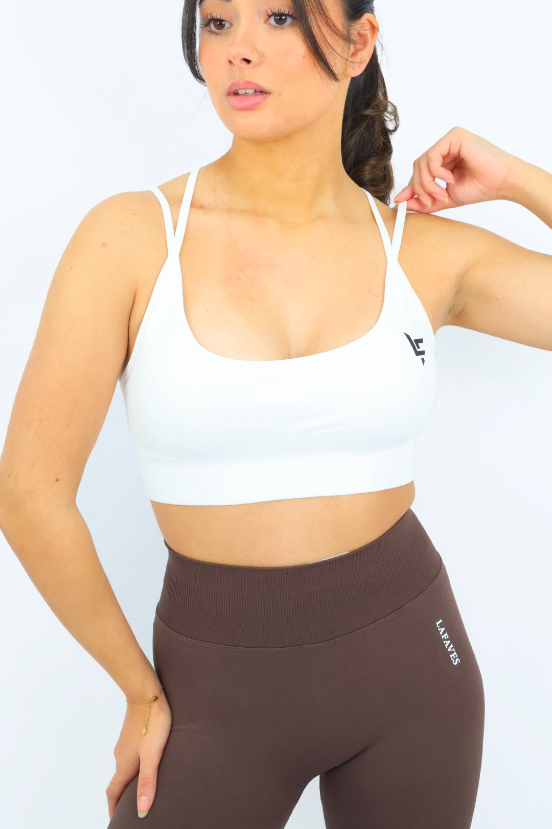 Snow White Sports Bra
