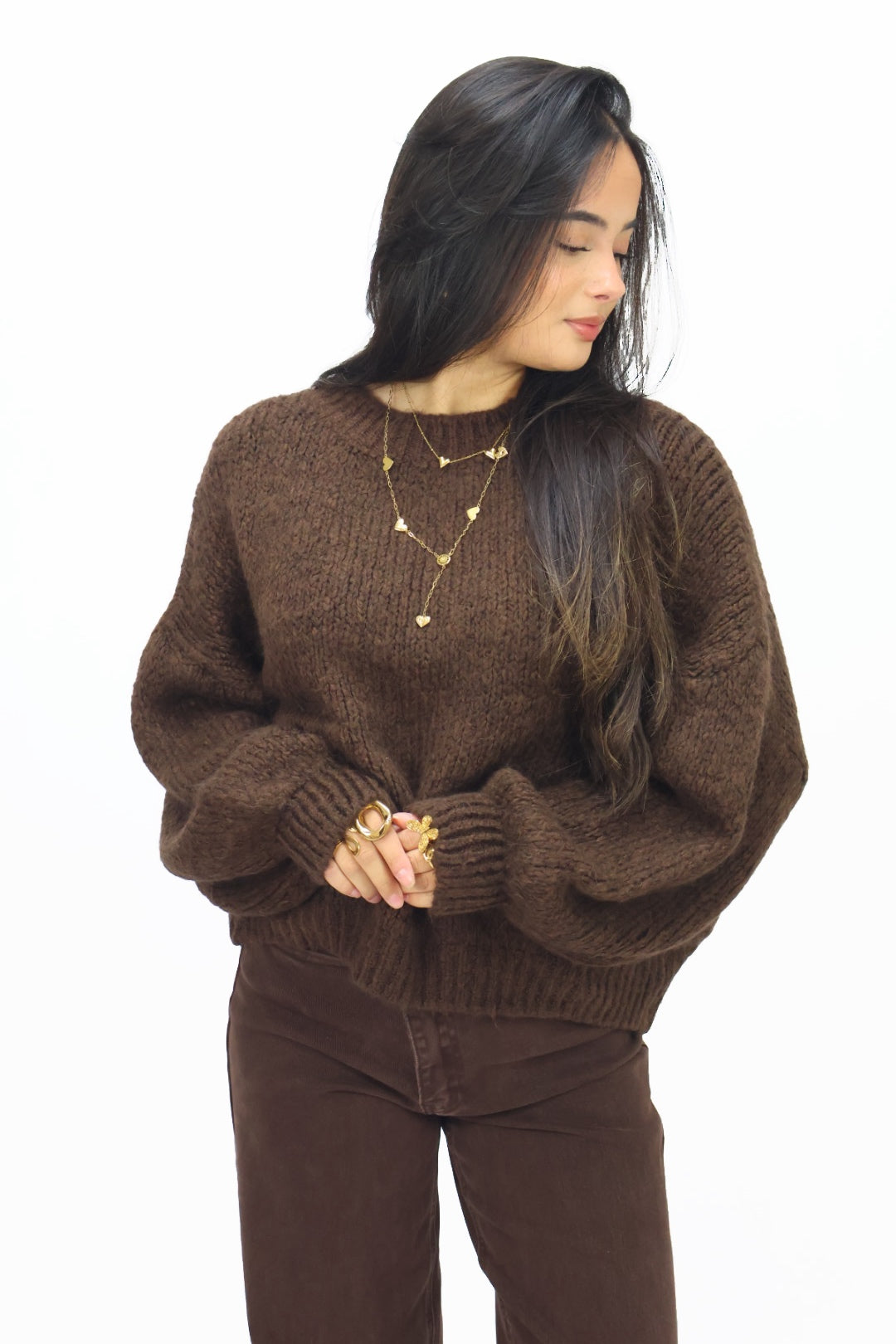 Get Comfy Knit - Chocolate Brown