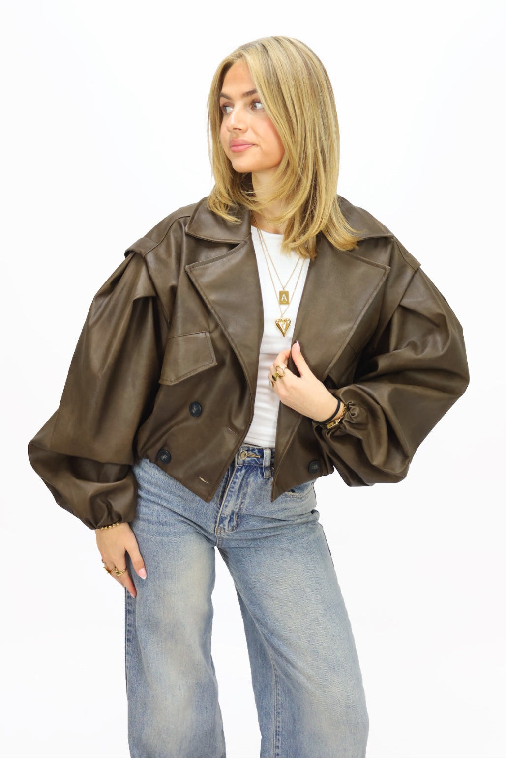 Balloon jacket - Brown
