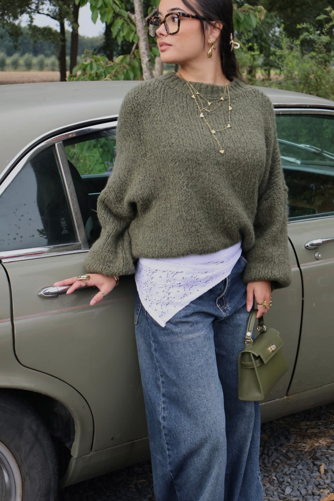 Get comfy knit - Army green