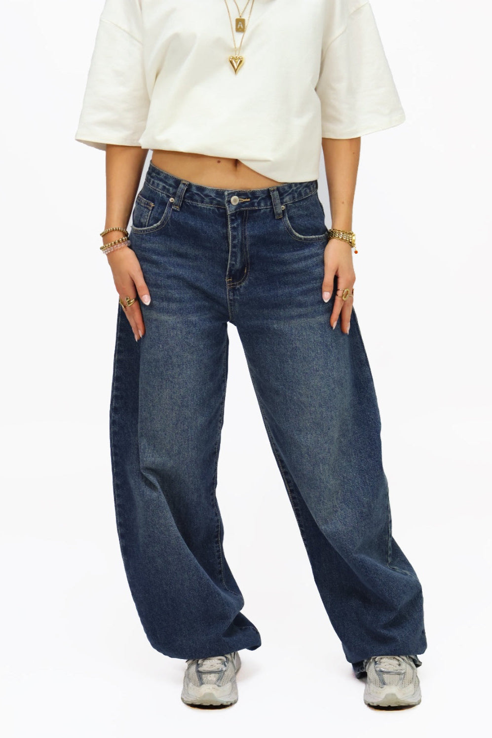 Willow balloon jeans - Dark blue