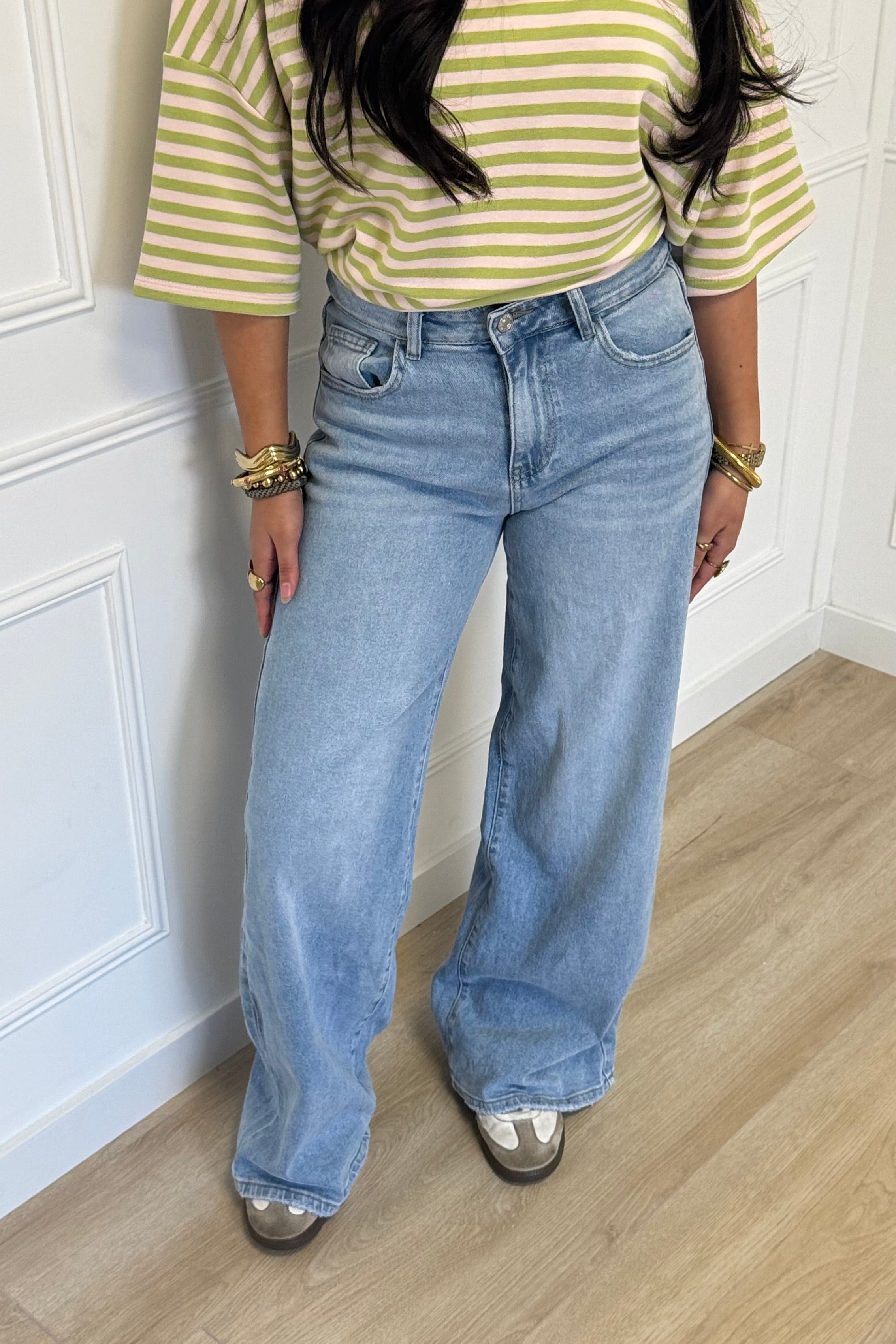 Zoe wide leg jeans  - Blue