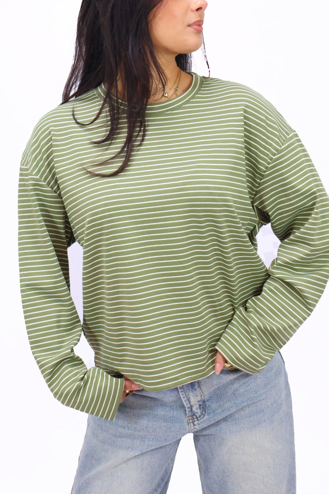 Cassie longsleeve - Green