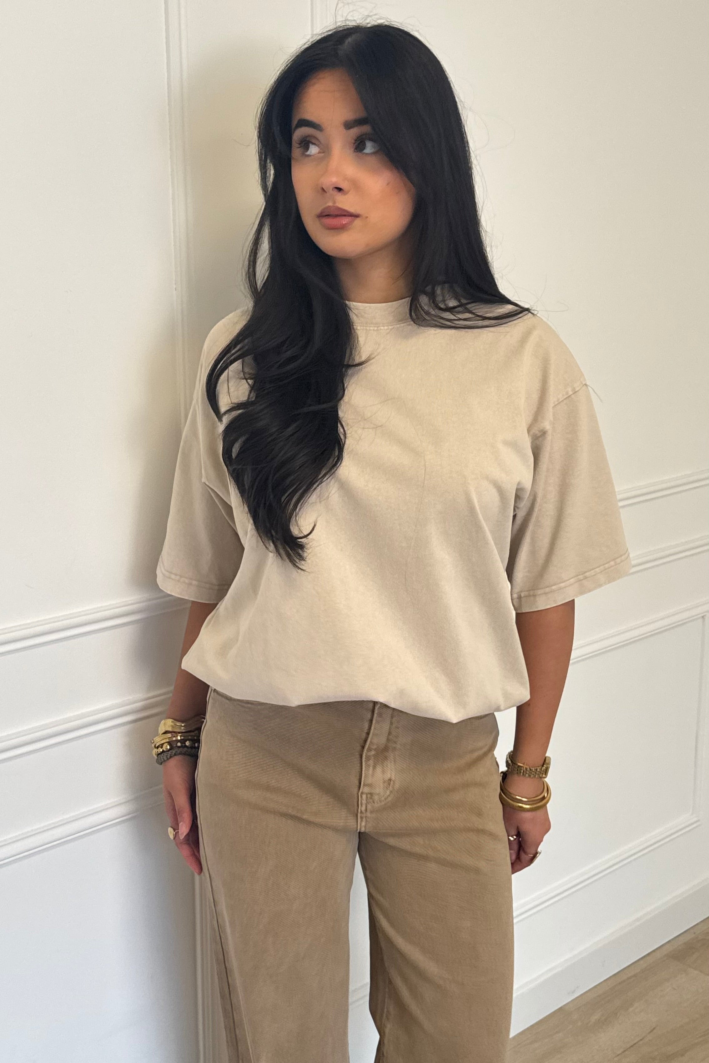 Saar T-shirt - Beige