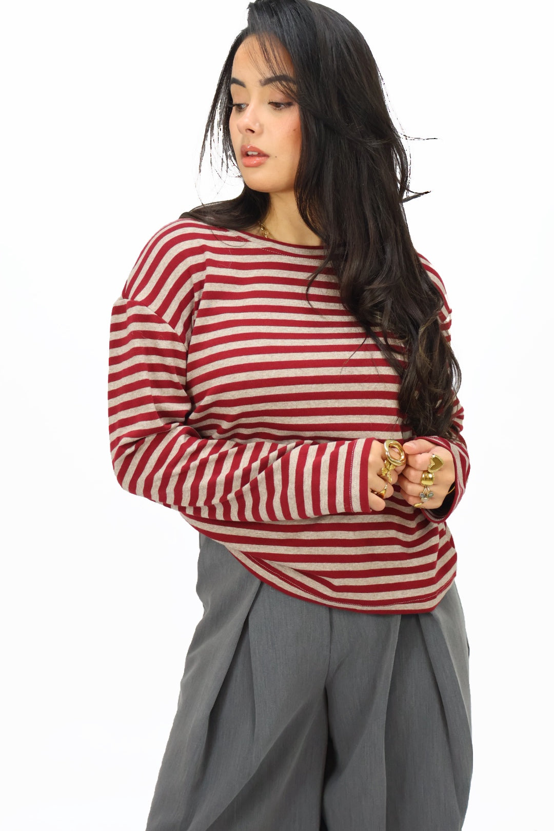 Bonnie longsleeve - Bordeaux