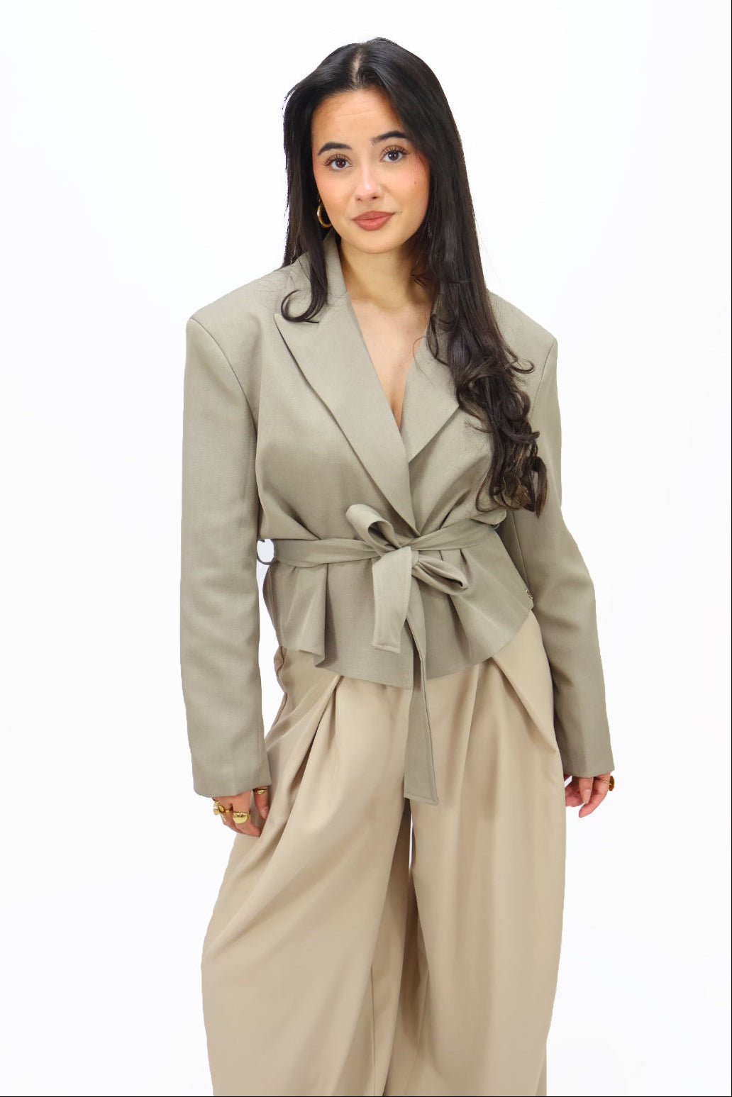 Amy Ambika blazer - Khaki