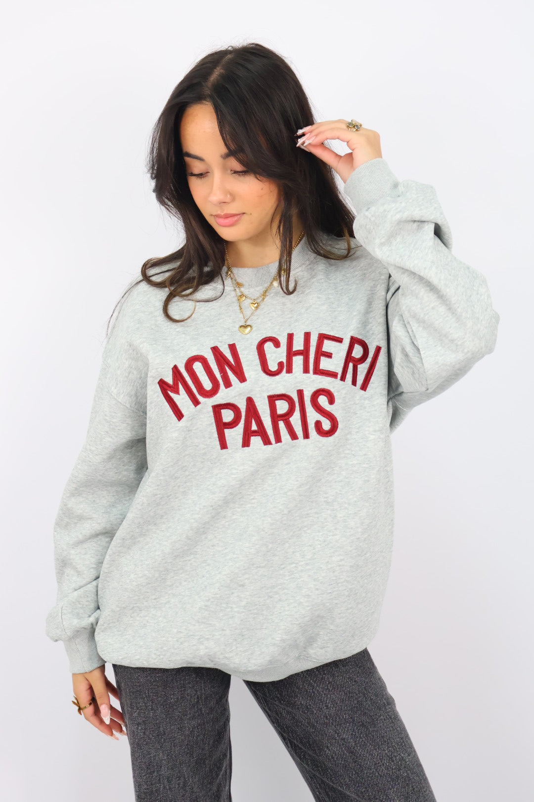 Mon cheri paris Sweater - Grey