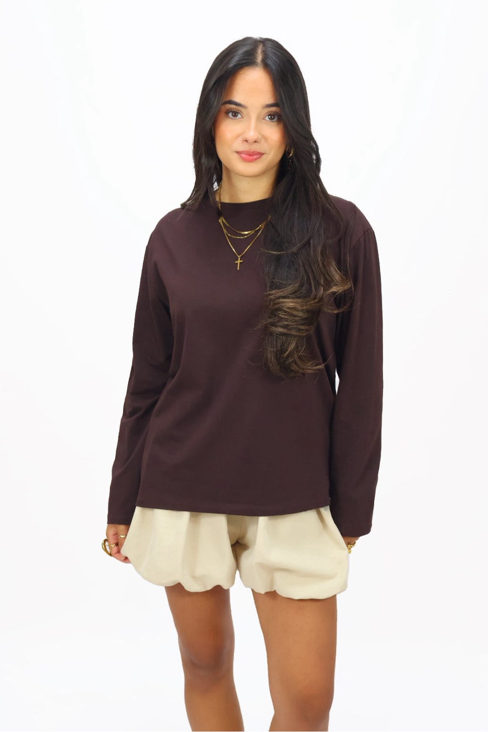 Basic Longsleeve - Brown