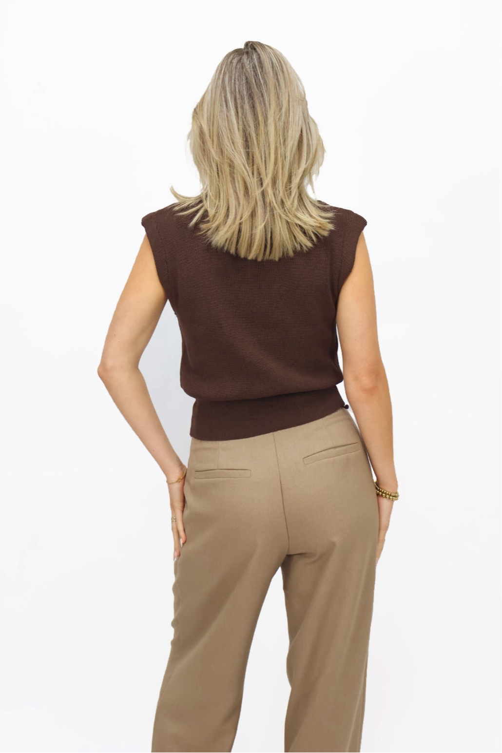 Katy top - Brown