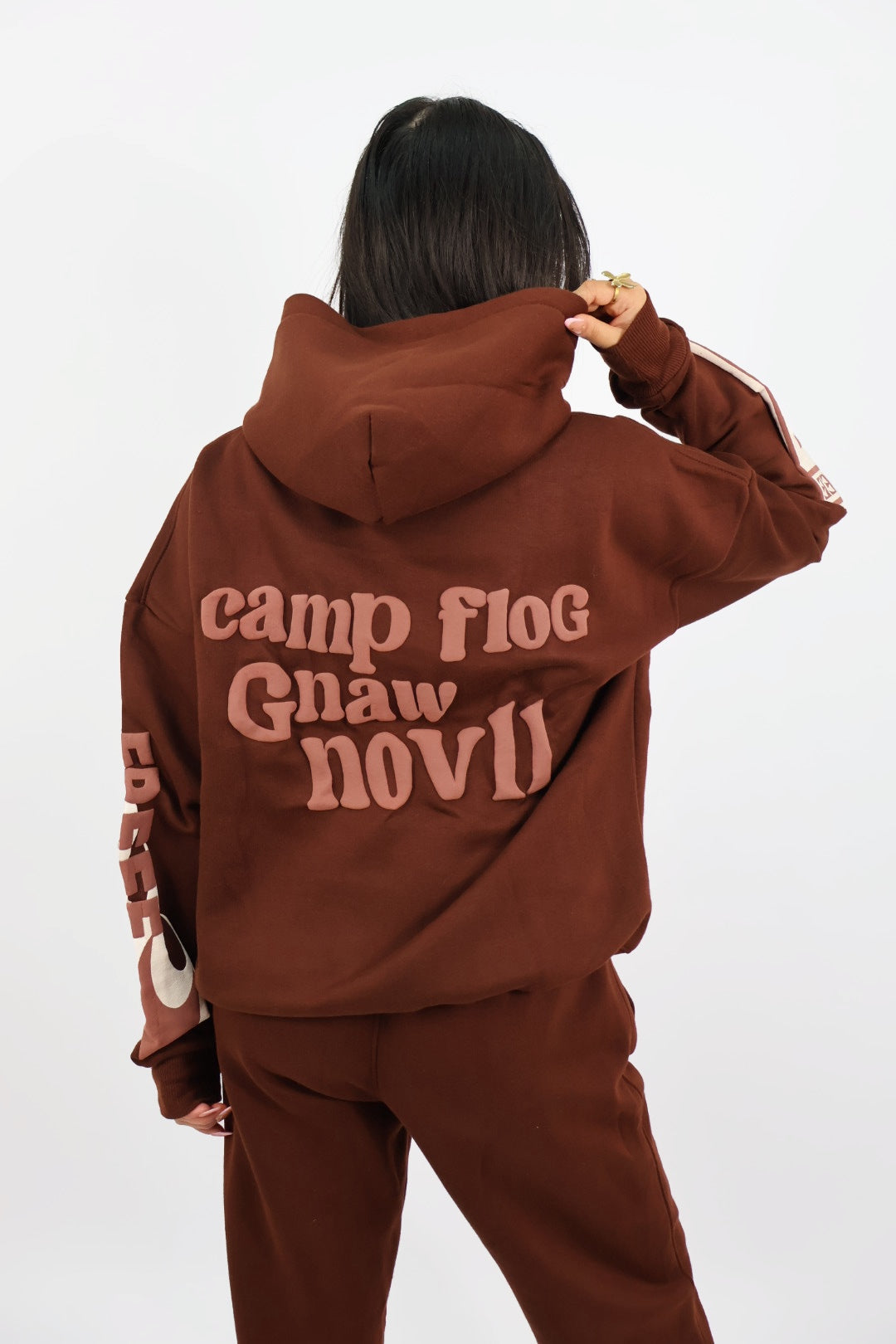 Lucky Me Hoodie - Chocolate Brown