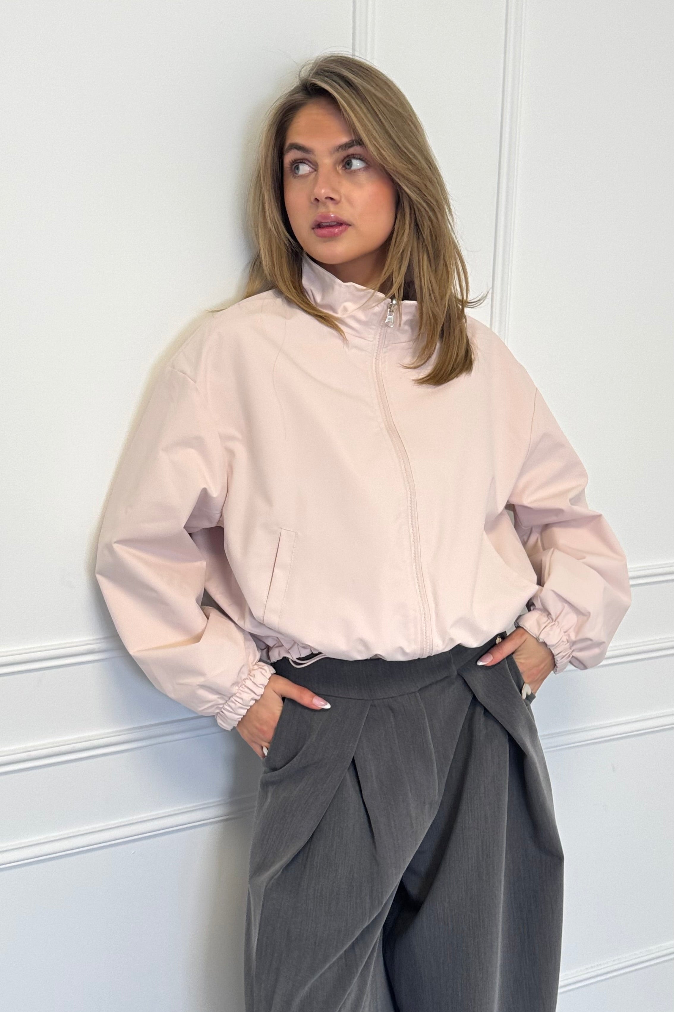 Senna Jacket - Baby Pink