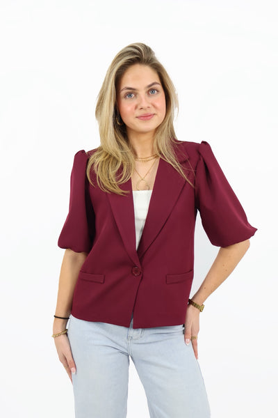 Puff Blazer Lisa - Bordeaux