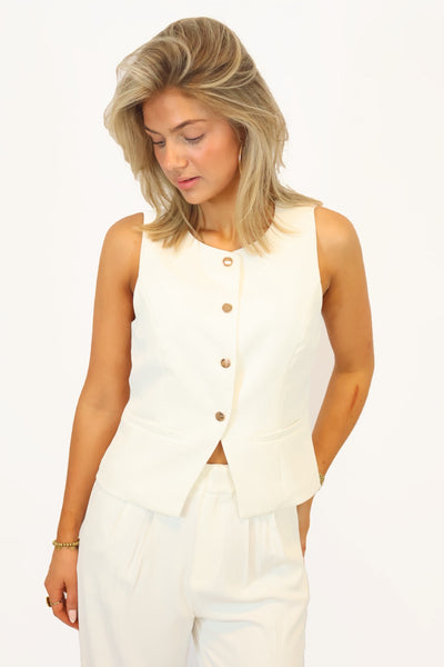 Juliana Gilet - White